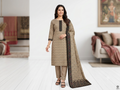 Beige Block Printed Pure Cotton Kurta Set with Dupatta